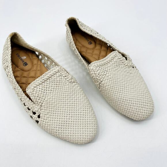 Birdies white weaved leather flats - Picture 1 of 4